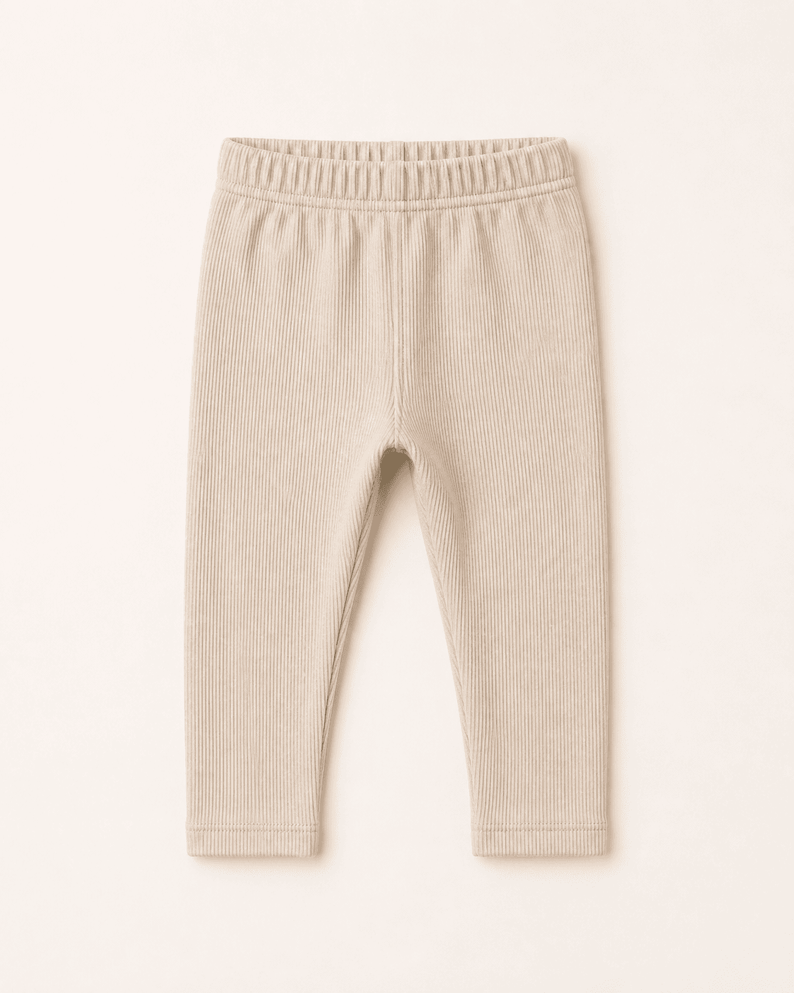 Organic baby leggings front view