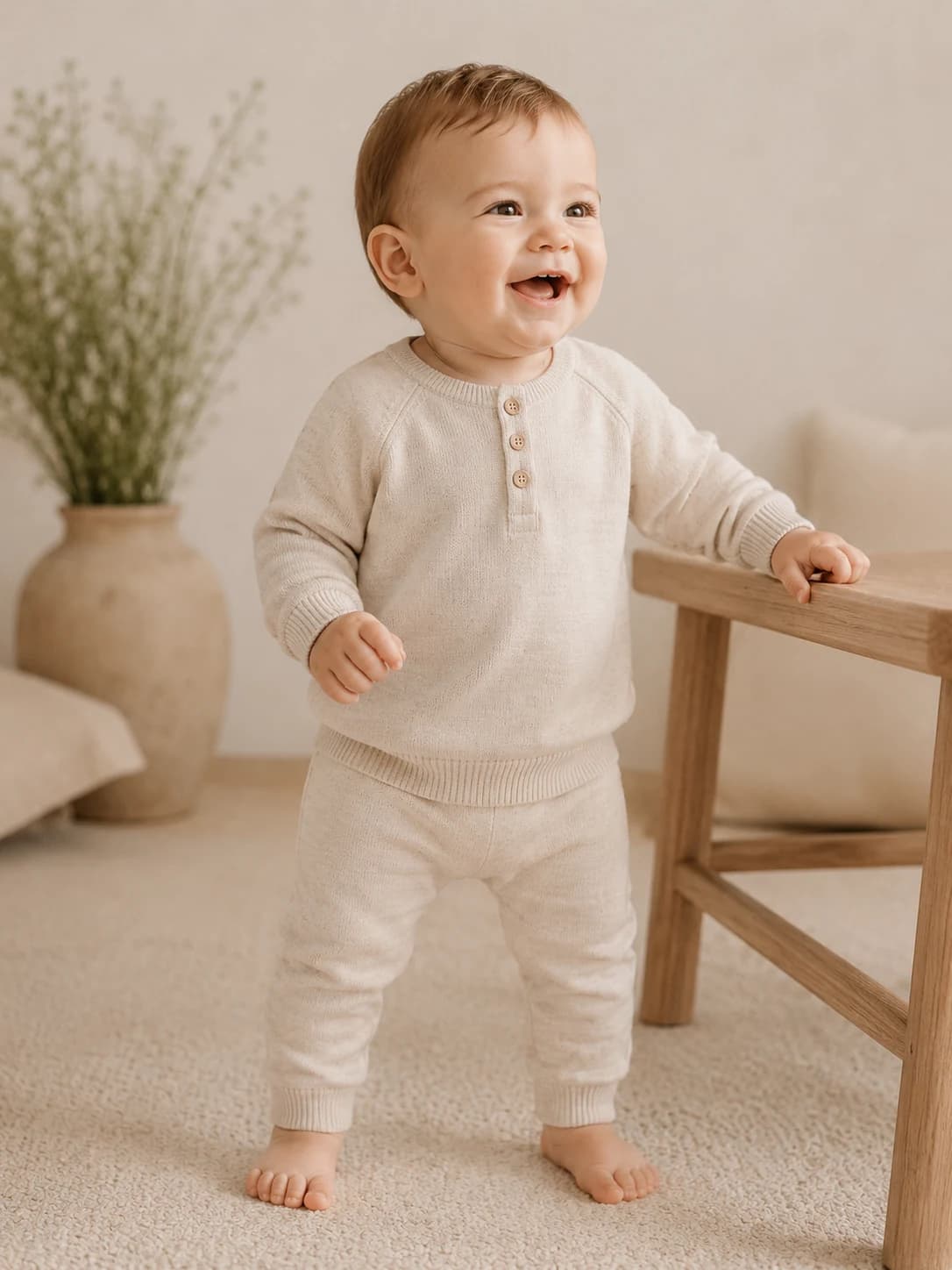 Merino Knit Set - Lifestyle / Worn View